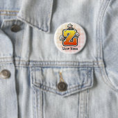 Monogram Z sokaap Ronde Button 5,7 Cm (In situ)