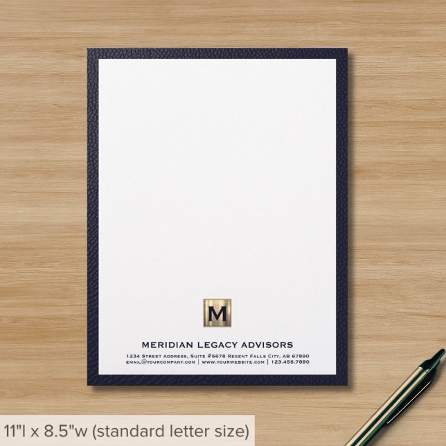 Monogram Zakelijke briefhoofd (Creator heeft geüpload)