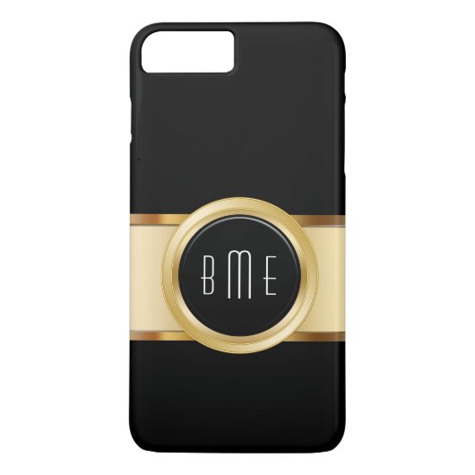 Monogram zakelijke Mannen Case-Mate iPhone Case (Achterkant)