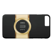 Monogram zakelijke Mannen Case-Mate iPhone Case (Achterkant (Horizontaal))