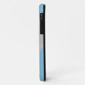 Monogram zanddollar op lichtblauw Case-Mate iPhone case (Achterkant/links)