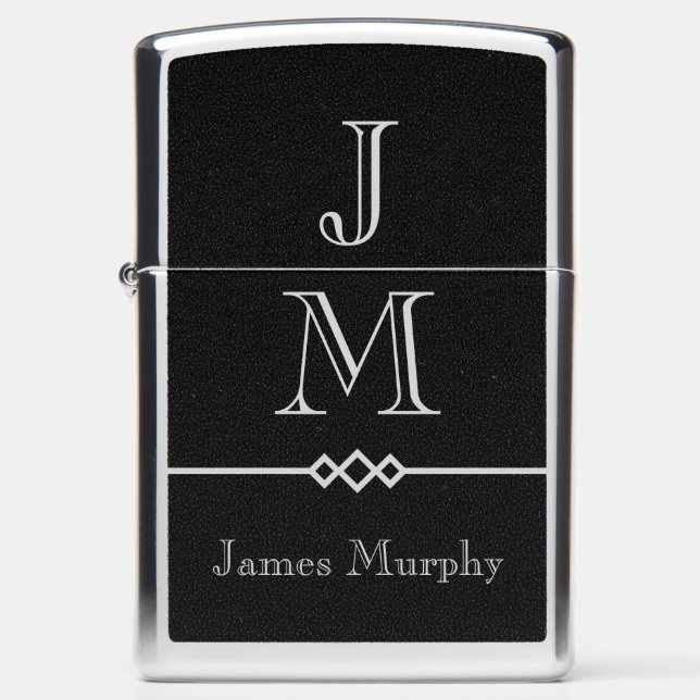 Monogram Zippo aansteker (Voorkant)