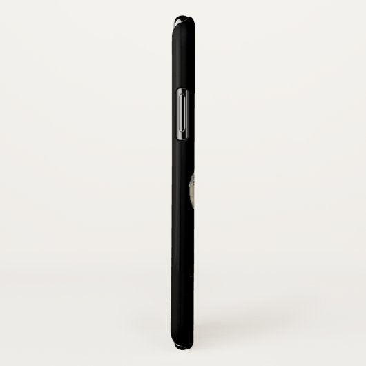 MONOGRAM zwart Case-Mate iPhone Case (Achterkant / rechts)