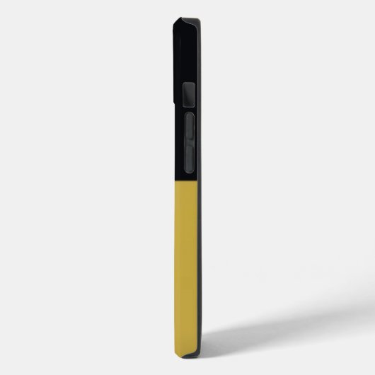 Monogram Zwart Goud & Girly  Initiaal Case-Mate iPhone Case (Achterkant / Links)