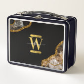 Monogram zwart-goudgrijs (Voorkant)