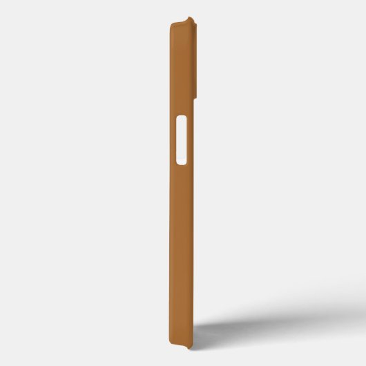 Monogram zwart minimalistisch bruin Case-Mate iPhone case (Achterkant / Rechts)