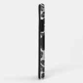 Monogram zwart-wit afdrukken Case-Mate iPhone case (Achterkant/rechts)