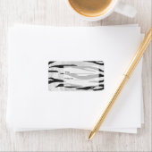 Monogram - zwart-wit afdrukken etiket (Insitu)