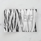 Monogram - zwart-wit afdrukken kaart (Binnen)