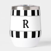 Monogram Zwart Wit Cabana Strepen (Voorkant)