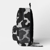 Monogram zwart-wit Koe Bedrukte Rugzak (Rechts)