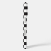 Monogram zwart-wit toetsenbord Case-Mate iPhone case (Achterkant / Rechts)