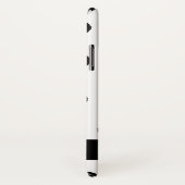 Monogram zwarte en goudpokken Case-Mate iPhone case (Achterkant / rechts)