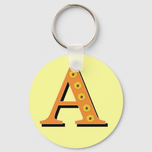 Monogrambrief A Sleutelhanger (Voorkant)