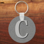 Monogrambrief C Sleutelhanger (Voorkant)