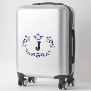 Monogrambrief "J" Vinyl Sticker