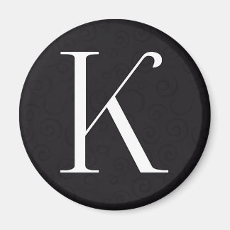 Monogrambrief K Magneet