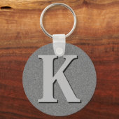 Monogrambrief K Sleutelhanger (Voorkant)