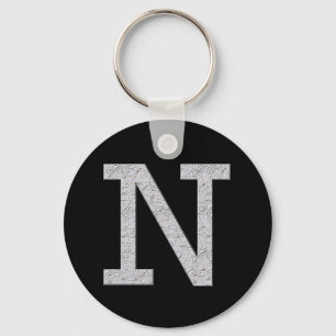Monogrambrief N Sleutelhanger