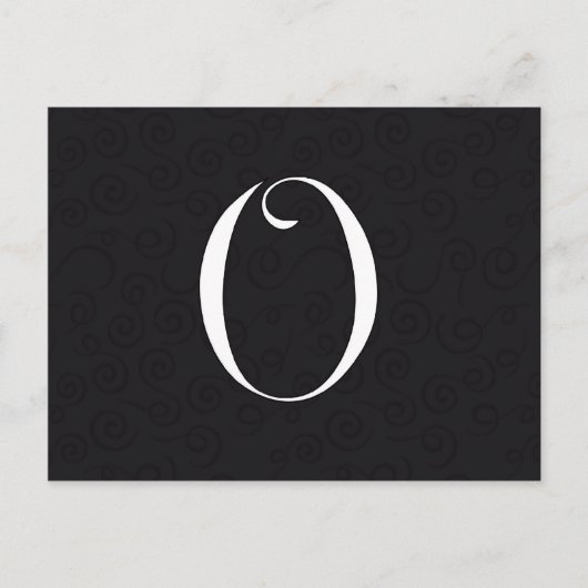 Monogrambrief O Briefkaart (Voorkant)