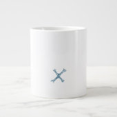 Monogrambrief X Extra Grote Beker (Voorkant)