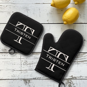 Monogramcadeau Ovenwant & Pannenlap Set