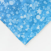 Monogramch kleurrijk glitter en sparkles Pattern Fleece Deken (Hoek)