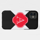 Monogramdecoratie Case-Mate iPhone Case (Achterkant (horizontaal))