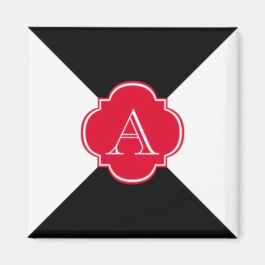 Monogramdecoratie Magneet (Voorkant)