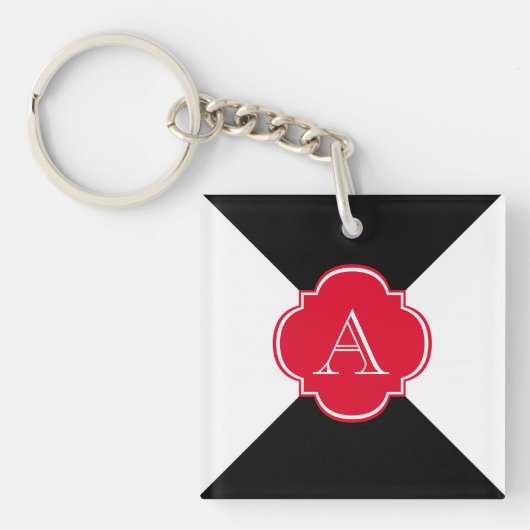 Monogramdecoratie Sleutelhanger (voorkant)