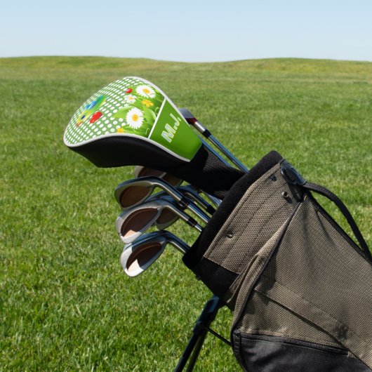 Monogramed Birdie Golfheadcover (Insitu)