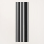 Monogramed Black Striped Yoga Mat (Achterkant)