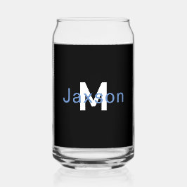 Monogramed Blikvorm Glas