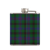 Monogramed Clan Davidson Tartan Plotselfles Heupfles (Achterkant)