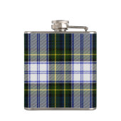 Monogramed Clan Gordon Dress Tartan Plaid Flask Heupfles (Achterkant)