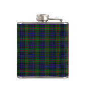 Monogramed Clan Gunn Tartan Pset Flask Heupfles (Achterkant)
