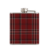 Monogramed Clan Lougheed Tartan Plaid Flask Heupfles (Achterkant)