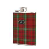 Monogramed Clan Morrison Tartan Plaid Flask Heupfles (Links)