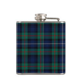 Monogramed Clan Robertson Tartan Pset Flask Heupfles (Achterkant)
