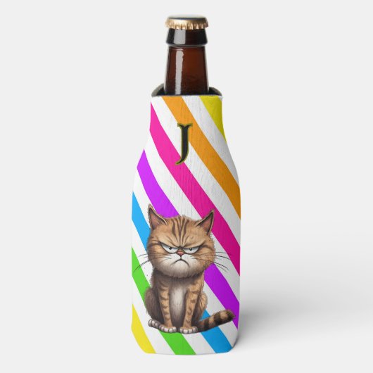 Monogramed Mad Cat Cooler (Fles Voorkant)