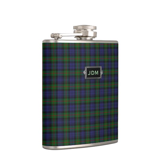 Monogramed Murray Tartan Spelfles Heupfles (Rechts)