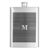 Monogramhoutskool strepen flacon (Voorkant)