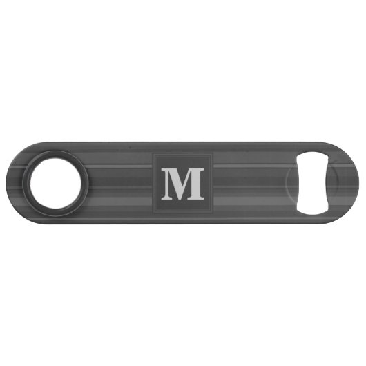 Monogramhoutskool strepen speed flessenopener (Voorkant (Horizontaal))