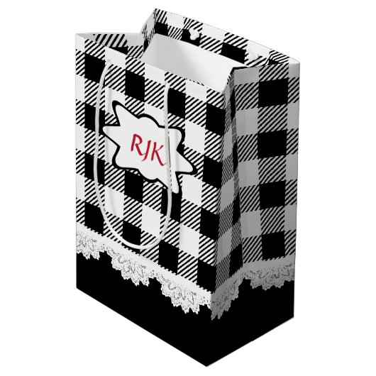 Monogramland Play Medium Cadeauzakje (Achterkant Gekanteld)