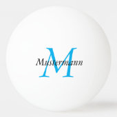 Monogramm Pingpongballen (Voorkant)