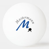 Monogramm Pingpongballen (Voorkant)