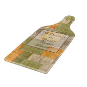 Monogrammaticale kleurensnijkaart snijplank (Hoek)