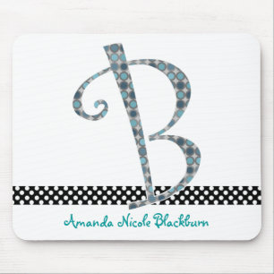 Monogrammaticale Muismat - letter B