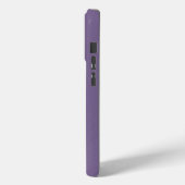 Monogrammaticale Paarse achtergrond Case-Mate iPhone Case (Achterkant / Links)