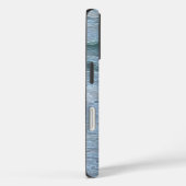 Monogrammatisch Blauwe Groene Oceaangolven Kunst Case-Mate iPhone Case (Achterkant / Rechts)